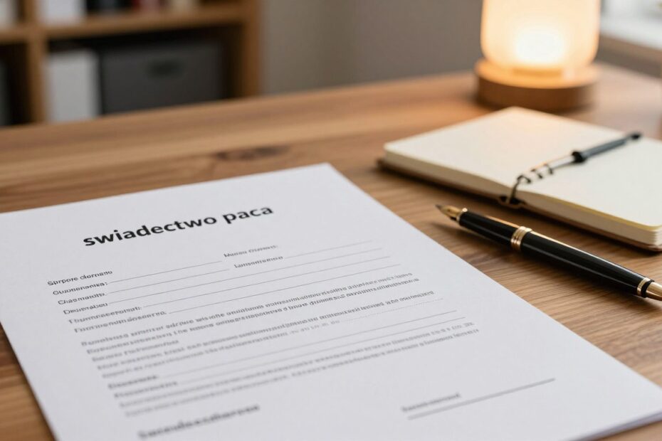 Świadectwo pracy – co to