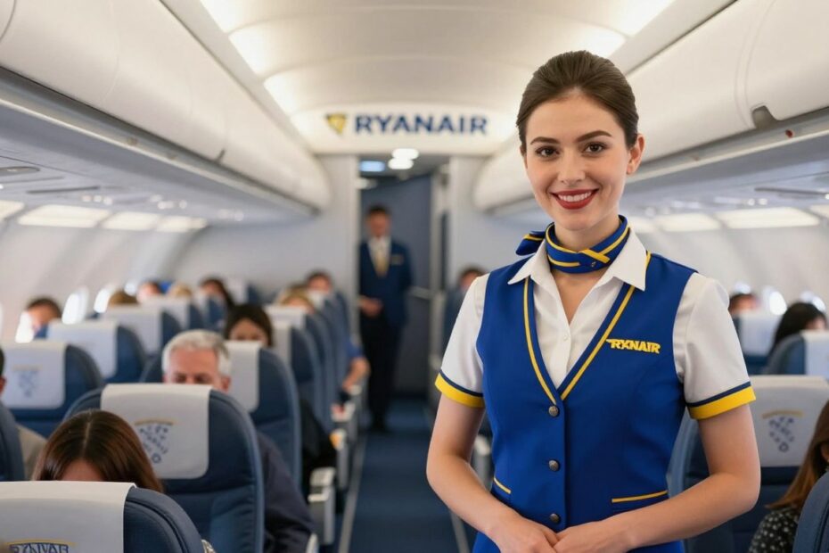 Ile zarabia stewardessa Ryanair
